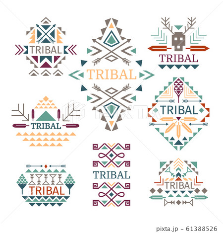 Tribal logo set 61388526