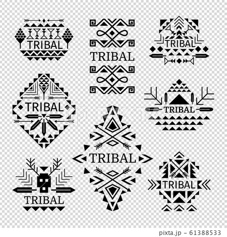 Tribal logos set Tribal logos set 61388533