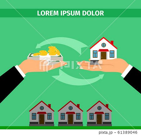 Buy house convert into cash banner 61389046