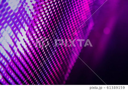 CloseUp LED blurred screen. LED soft focus CloseUp LED blurred screen. LED soft focus 61389159