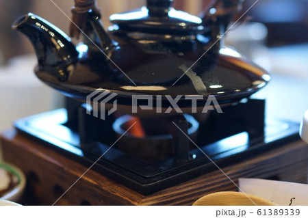 黒千代香　くろじょか　土瓶　薩摩　民芸品　素材　背景　出水市　鹿児島県 61389339