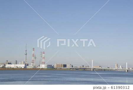 荒川河口周辺の風景 61390312