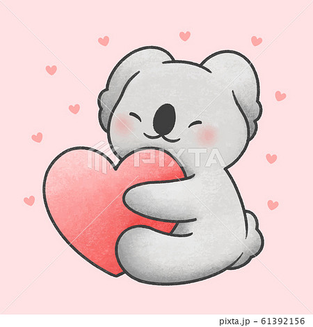 cute hugging cartoon