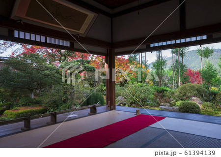 京都　大原　実光院の紅葉　 61394139