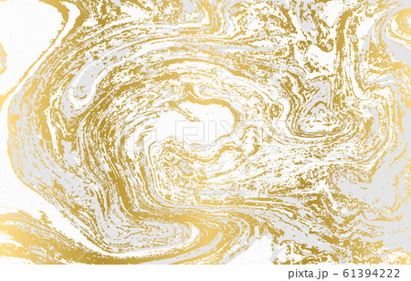 Minimalistic gold and gray marble pattern. Agate background. 61394222