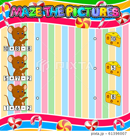 Worksheet with exercises for children on addition and subtraction. Solve counting and connecting to each result Worksheet with exercises for children on addition and subtraction. Solve counting and connecting to each result 61396007
