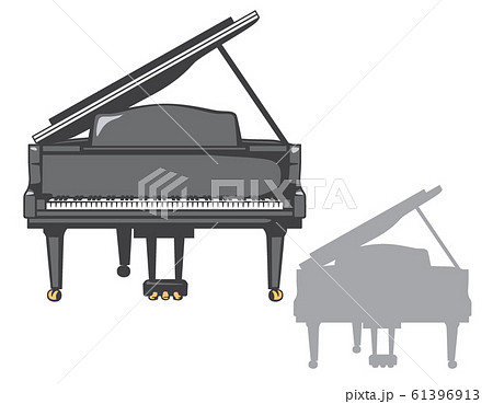 ピアノのイラスト素材のイラスト素材