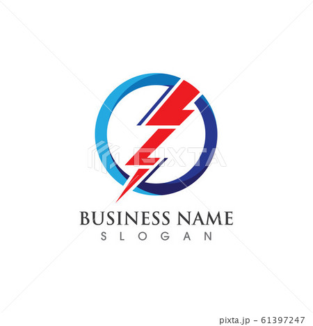 Lightning bolt flash thunderbolt icons vector Lightning bolt flash thunderbolt icons vector 61397247