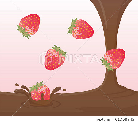 Strawberries and chocolate 61398545