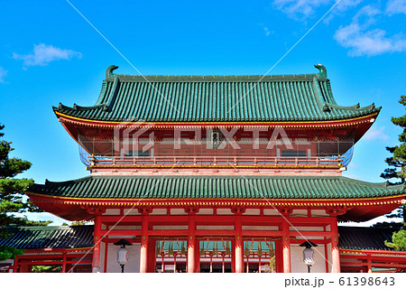 平安神宮の応天門 平安神宮の応天門 61398643