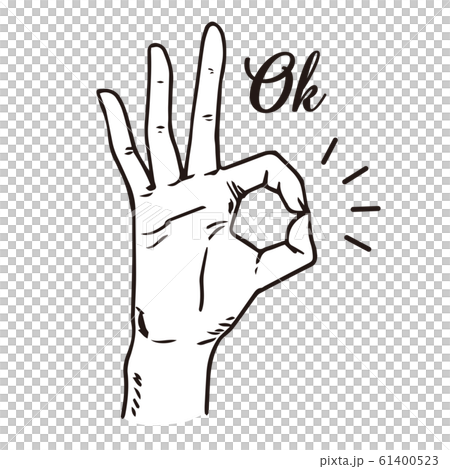 Hand sign ok 61400523