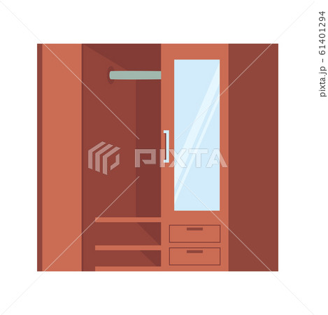 Isometric Closet vector icon on white background 61401294