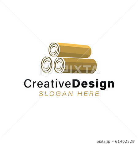pile of wood logo Ideas. Inspiration logo design. 61402529