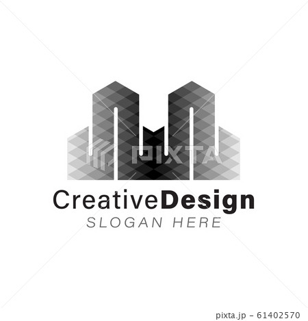 Initial letter w building geometric Modern Logo Initial letter w building geometric Modern Logo 61402570