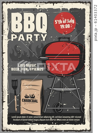 5 July barbecue and burger grill cookout party 61403372