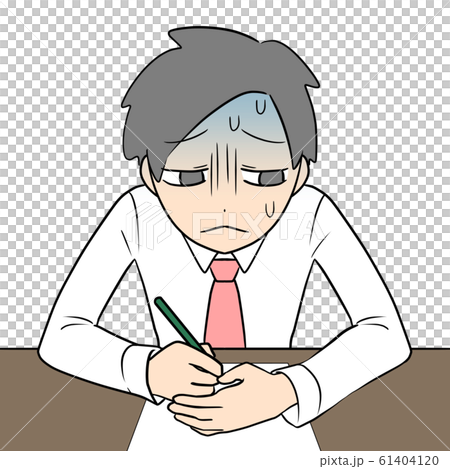 A man who hides and writes at hand A man who hides and writes at hand 61404120