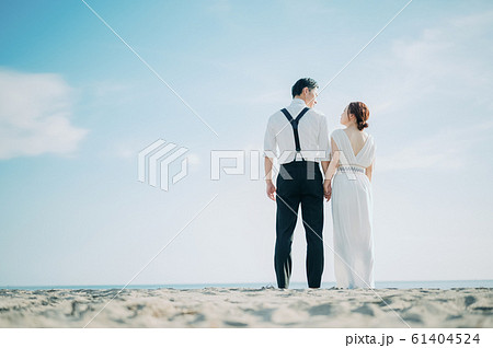 海辺のウェディングポートレート 海辺のウェディングポートレート 61404524
