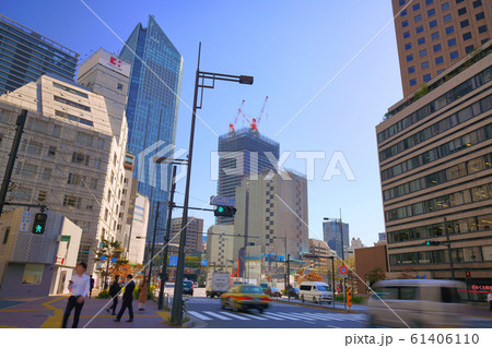日本の東京都市景観 虎ノ門二丁目西から虎ノ門ヒルズや東京タワーなどを望む 日本の東京都市景観 虎ノ門二丁目西から虎ノ門ヒルズや東京タワーなどを望む 61406110