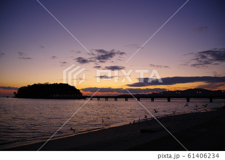 夕暮れ 竹島 夕暮れ 竹島 61406234