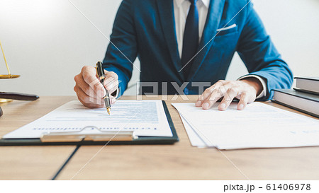 lawyer lawsuit notary consultation or discussing 61406978