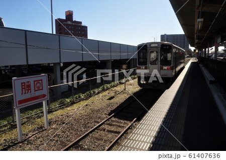 ひたち海浜鉄道　勝田駅　終着駅　キハ１１形 61407636