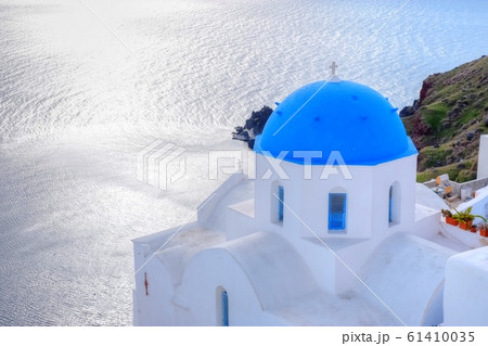 ギリシャ サントリーニ島の風景 ギリシャ サントリーニ島の風景 61410035