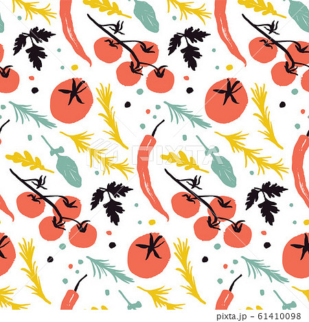 Vegetable pattern, healthy lifestyle eating.  61410098