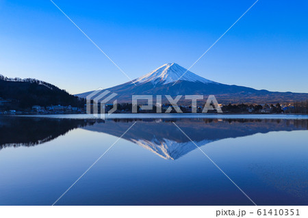 逆さ富士　河口湖 61410351