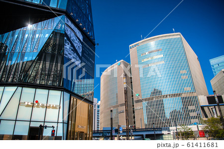 日本の東京都市景観　有楽町マリオンなどを望む 61411681