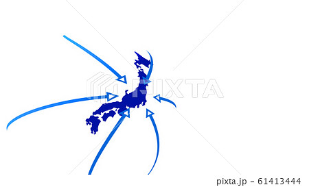 日本に向かう矢印イメージ 61413444