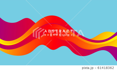 Moving colorful abstract background. Dynamic Effect. Vector Illustration. Design Template. Moving colorful abstract background. Dynamic Effect. Vector Illustration. Design Template. 61418362