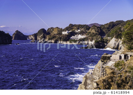 (静岡県)西伊豆・堂ヶ島 沢田公園の海 (静岡県)西伊豆・堂ヶ島 沢田公園の海 61418994