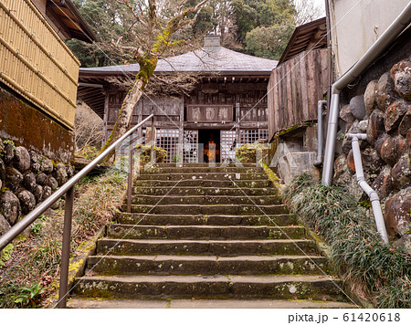 修善寺温泉　指月殿に続く階段 61420618