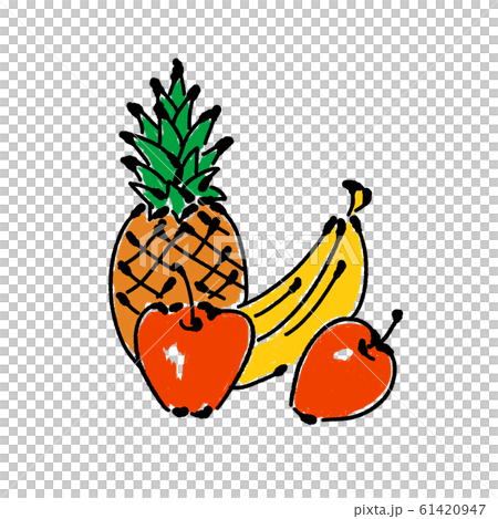 水果蘋果香蕉菠蘿 水果蘋果香蕉菠蘿 61420947