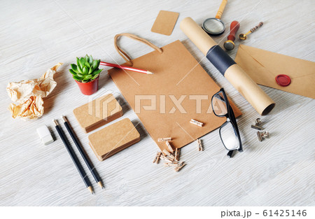 Kraft blank stationery 61425146