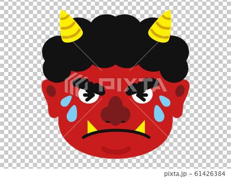 Illustration: Oni Oni Setsubun Bean Maki Material Facial Expression Face Red Demon Aka Oni Red Aka (with Vector) Illustration: Oni Oni Setsubun Bean Maki Material Facial Expression Face Red Demon Aka Oni Red Aka (with Vector) 61426384