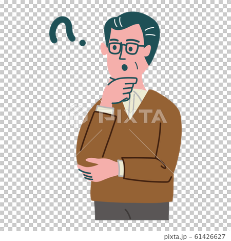 Senior man thinking 61426627