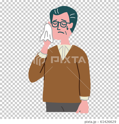 シニア　男性　焦っている 61426629
