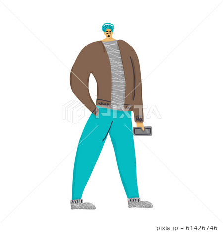 Young adult characters isolated Vector flat design 61426746