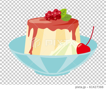 Bavaroa panna cotta raspberry 61427388