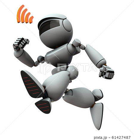 通信しながら走る人工知能のロボット 61427487
