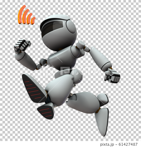 通信しながら走る人工知能のロボット 61427487
