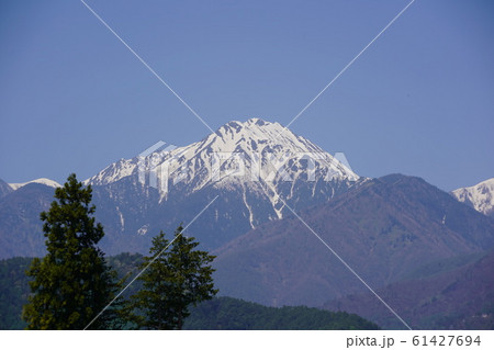 常念岳（あずみ野風景） 61427694
