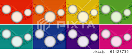Background design with round patterns 61428756