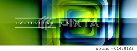 Round squares shapes composition geometric abstract background. Vector Illustration Round squares shapes composition geometric abstract background. Vector Illustration 61429133