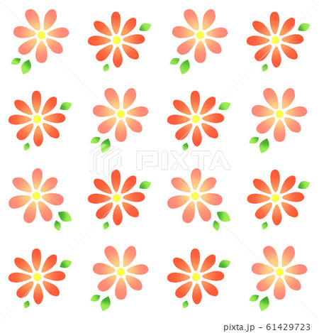 花のパターンイラスト 花のパターンイラスト 61429723