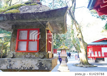 箱根神社の境内 石篭 箱根神社の境内 石篭 61429788