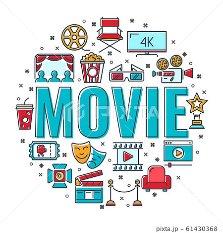 Cinema and Movie Banner 61430368