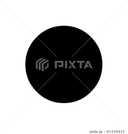 Black record symbol for banner, general design 61430935