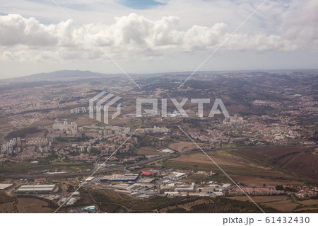Aerial View of Lisbon city 61432430